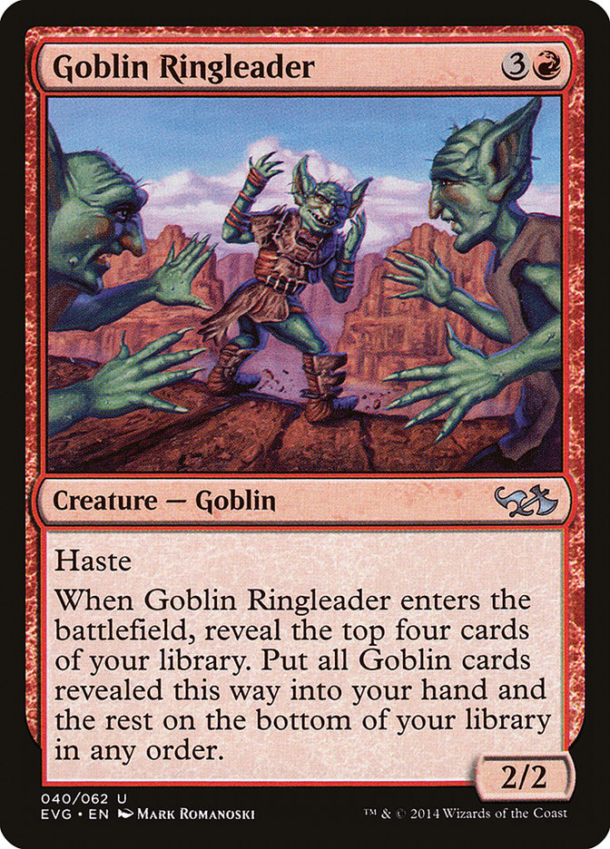 Goblin Ringleader (Elves vs. Goblins) [Duel Decks Anthology] | Pegasus Games WI