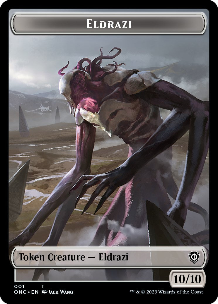 Soldier (017) // Eldrazi Double-Sided Token [Phyrexia: All Will Be One Commander Tokens] | Pegasus Games WI