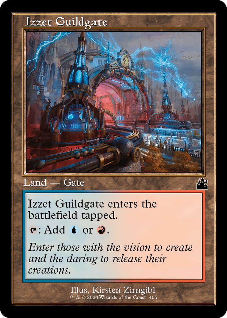 Izzet Guildgate (Retro Frame) [Ravnica Remastered] | Pegasus Games WI