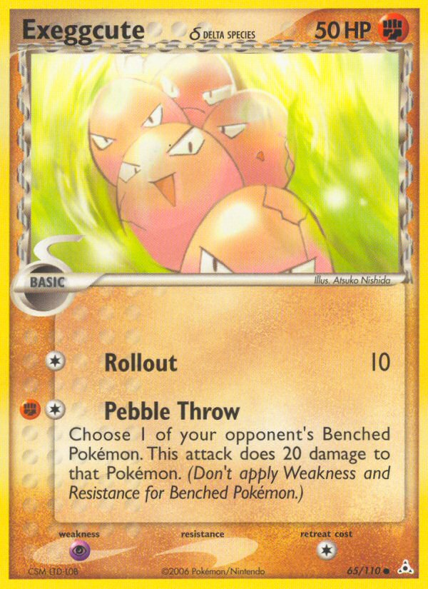 Exeggcute (65/110) (Delta Species) [EX: Holon Phantoms] | Pegasus Games WI