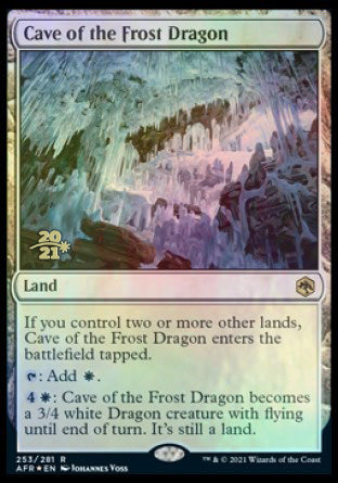 Cave of the Frost Dragon [Dungeons & Dragons: Adventures in the Forgotten Realms Prerelease Promos] | Pegasus Games WI