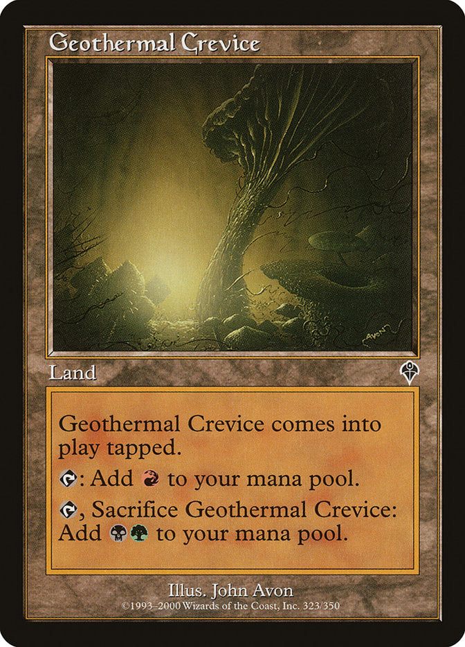 Geothermal Crevice [Invasion] | Pegasus Games WI