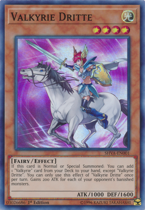 Valkyrie Dritte [SHVA-EN001] Super Rare | Pegasus Games WI