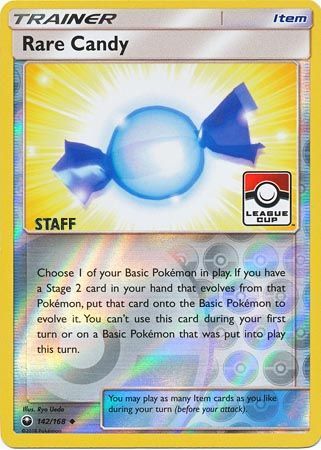 Rare Candy (142/168) (League Promo Staff) [Sun & Moon: Celestial Storm] | Pegasus Games WI