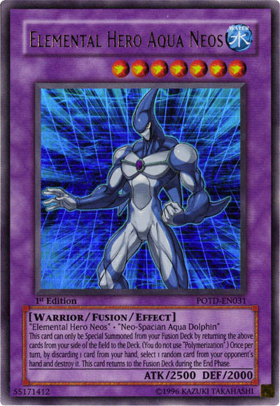 Elemental Hero Aqua Neos [POTD-EN031] Ultra Rare | Pegasus Games WI