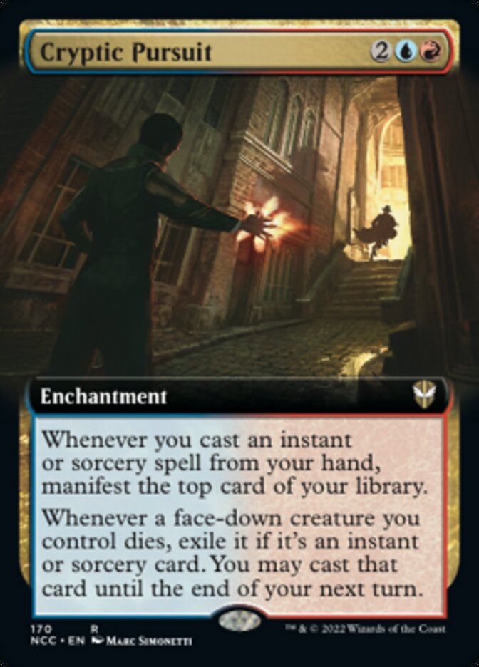 Cryptic Pursuit (Extended Art) [Streets of New Capenna Commander] | Pegasus Games WI