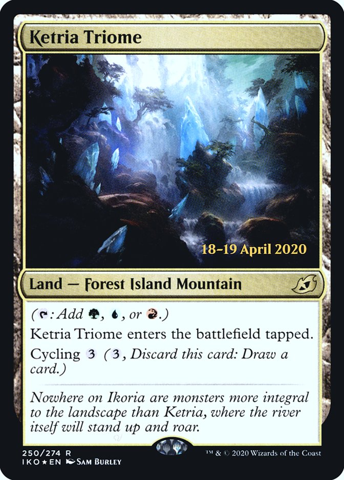 Ketria Triome [Ikoria: Lair of Behemoths Prerelease Promos] | Pegasus Games WI