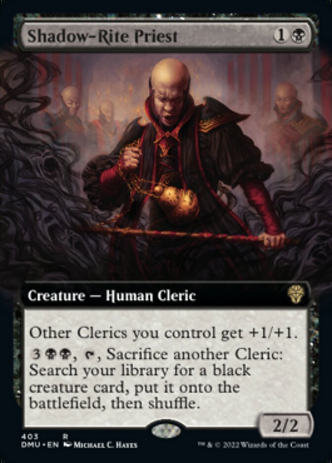 Shadow-Rite Priest (Extended Art) [Dominaria United] | Pegasus Games WI