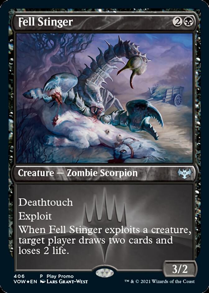 Fell Stinger (Play Promo) [Innistrad: Crimson Vow] | Pegasus Games WI