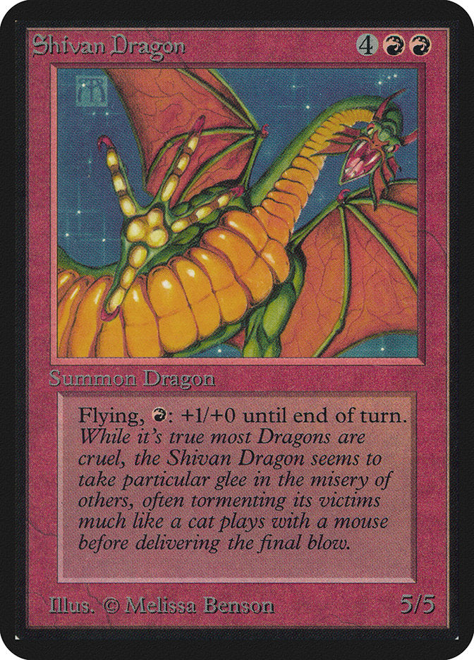 Shivan Dragon [Alpha Edition] | Pegasus Games WI