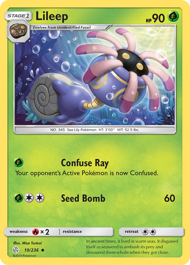 Lileep (10/236) [Sun & Moon: Cosmic Eclipse] | Pegasus Games WI