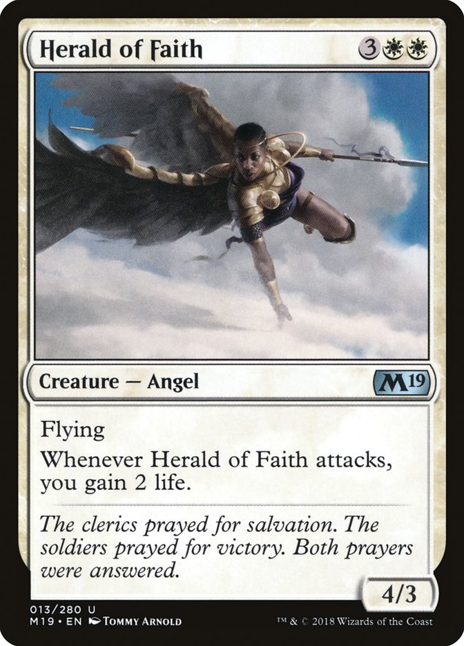 Herald of Faith [Core Set 2019] | Pegasus Games WI