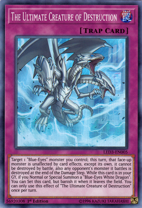 The Ultimate Creature of Destruction [LED3-EN005] Super Rare | Pegasus Games WI