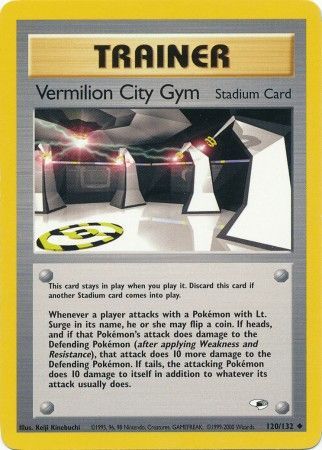 Vermilion City Gym (120/132) [Gym Heroes Unlimited] | Pegasus Games WI