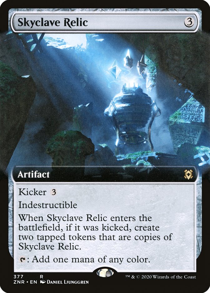 Skyclave Relic (Extended Art) [Zendikar Rising] | Pegasus Games WI
