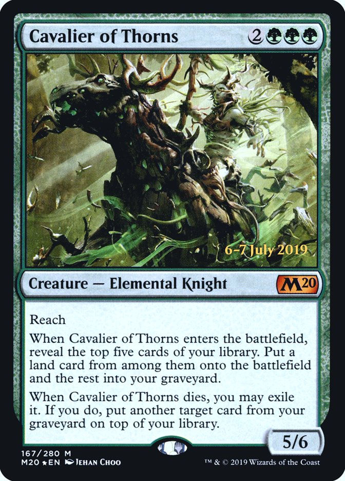 Cavalier of Thorns [Core Set 2020 Prerelease Promos] | Pegasus Games WI