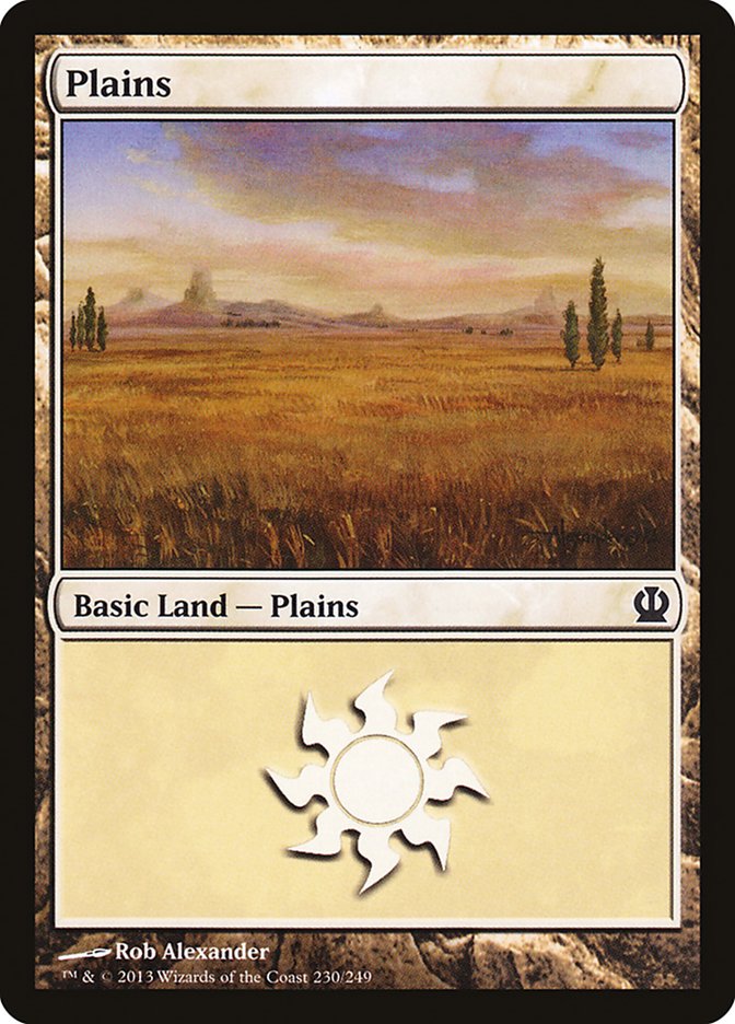 Plains (230) [Theros] | Pegasus Games WI