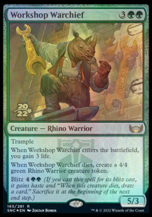 Workshop Warchief [Streets of New Capenna Prerelease Promos] | Pegasus Games WI