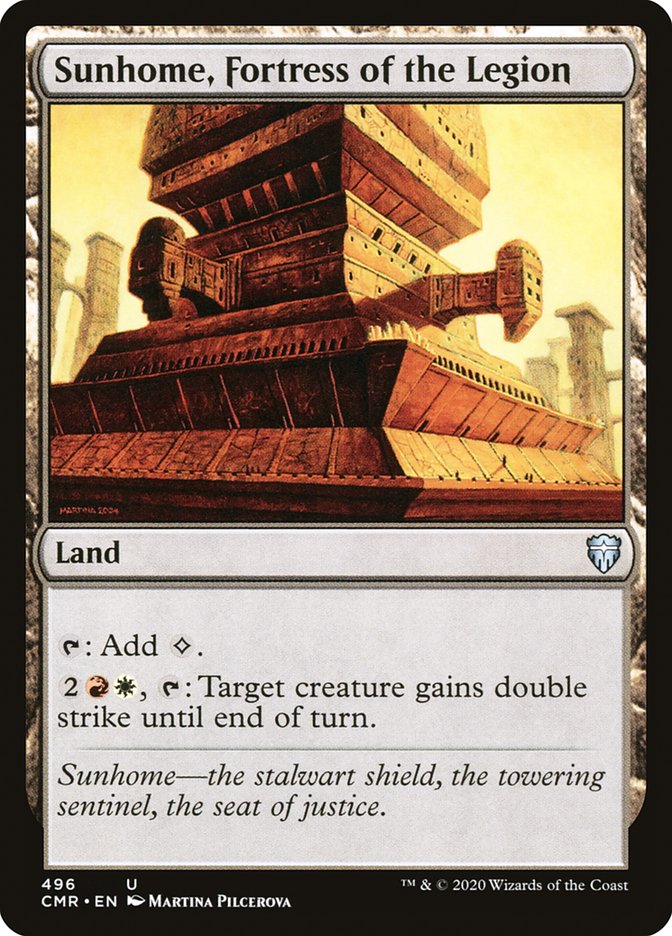 Sunhome, Fortress of the Legion [Commander Legends] | Pegasus Games WI