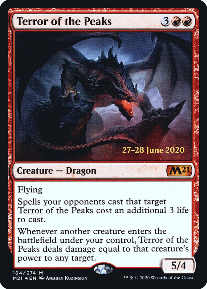 Terror of the Peaks [Core Set 2021 Prerelease Promos] | Pegasus Games WI