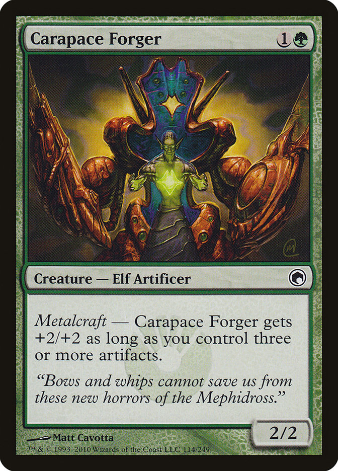 Carapace Forger [Scars of Mirrodin] | Pegasus Games WI