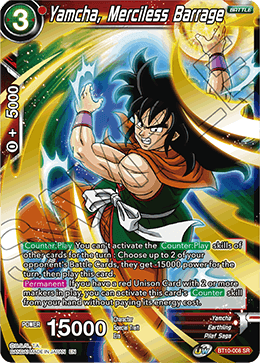 Yamcha, Merciless Barrage (BT10-008) [Cross Spirits] | Pegasus Games WI