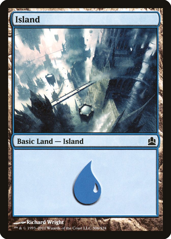 Island (306) [Commander 2011] | Pegasus Games WI