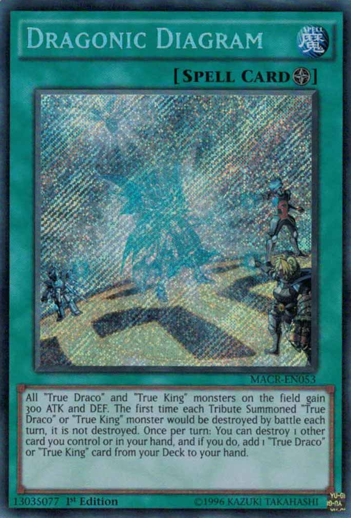 Dragonic Diagram [MACR-EN053] Secret Rare | Pegasus Games WI