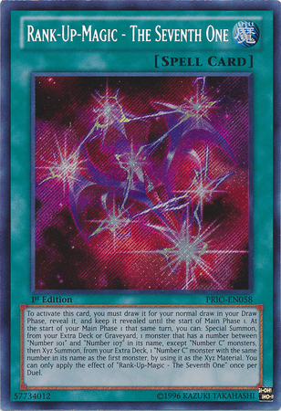 Rank-Up-Magic - The Seventh One [PRIO-EN058] Secret Rare | Pegasus Games WI