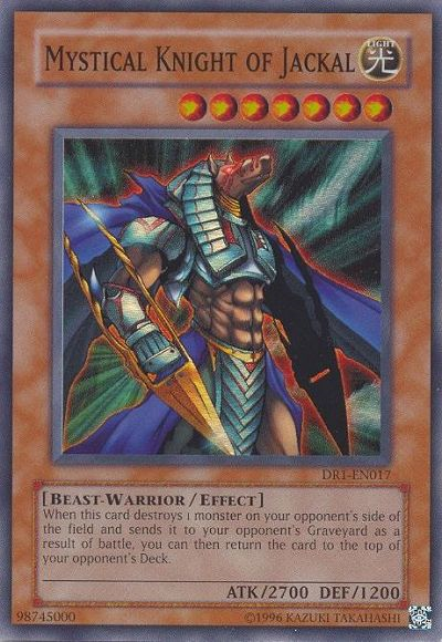 Mystical Knight of Jackal [DR1-EN017] Super Rare | Pegasus Games WI