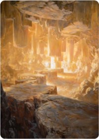 Pillarverge Pathway Art Card [Zendikar Rising Art Series] | Pegasus Games WI