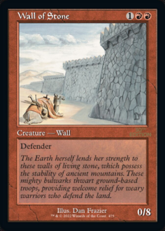 Wall of Stone (Retro) [30th Anniversary Edition] | Pegasus Games WI