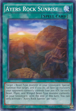 Ayers Rock Sunrise (Shatterfoil) [BP03-EN183] Common | Pegasus Games WI