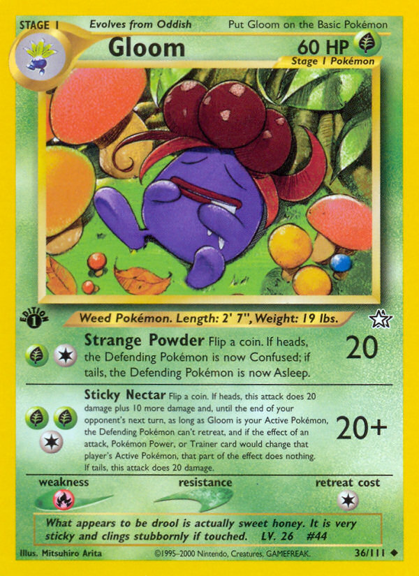 Gloom (36/111) [Neo Genesis 1st Edition] | Pegasus Games WI