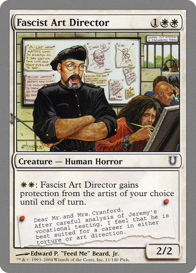 Fascist Art Director [Unhinged] | Pegasus Games WI