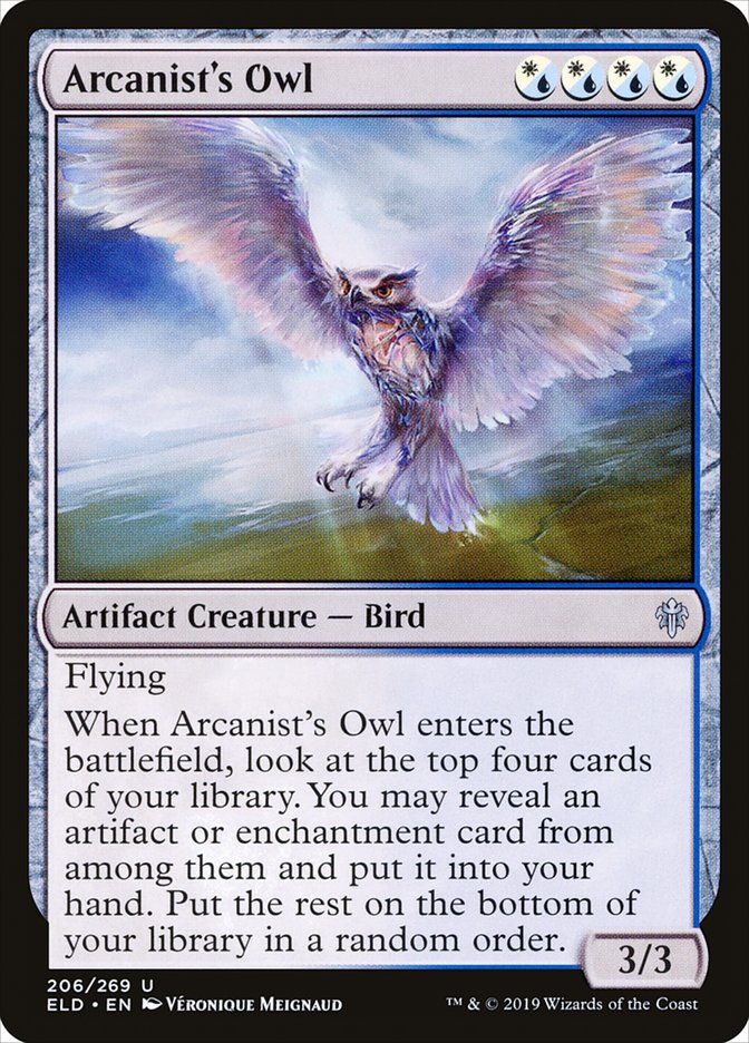 Arcanist's Owl [Throne of Eldraine] | Pegasus Games WI