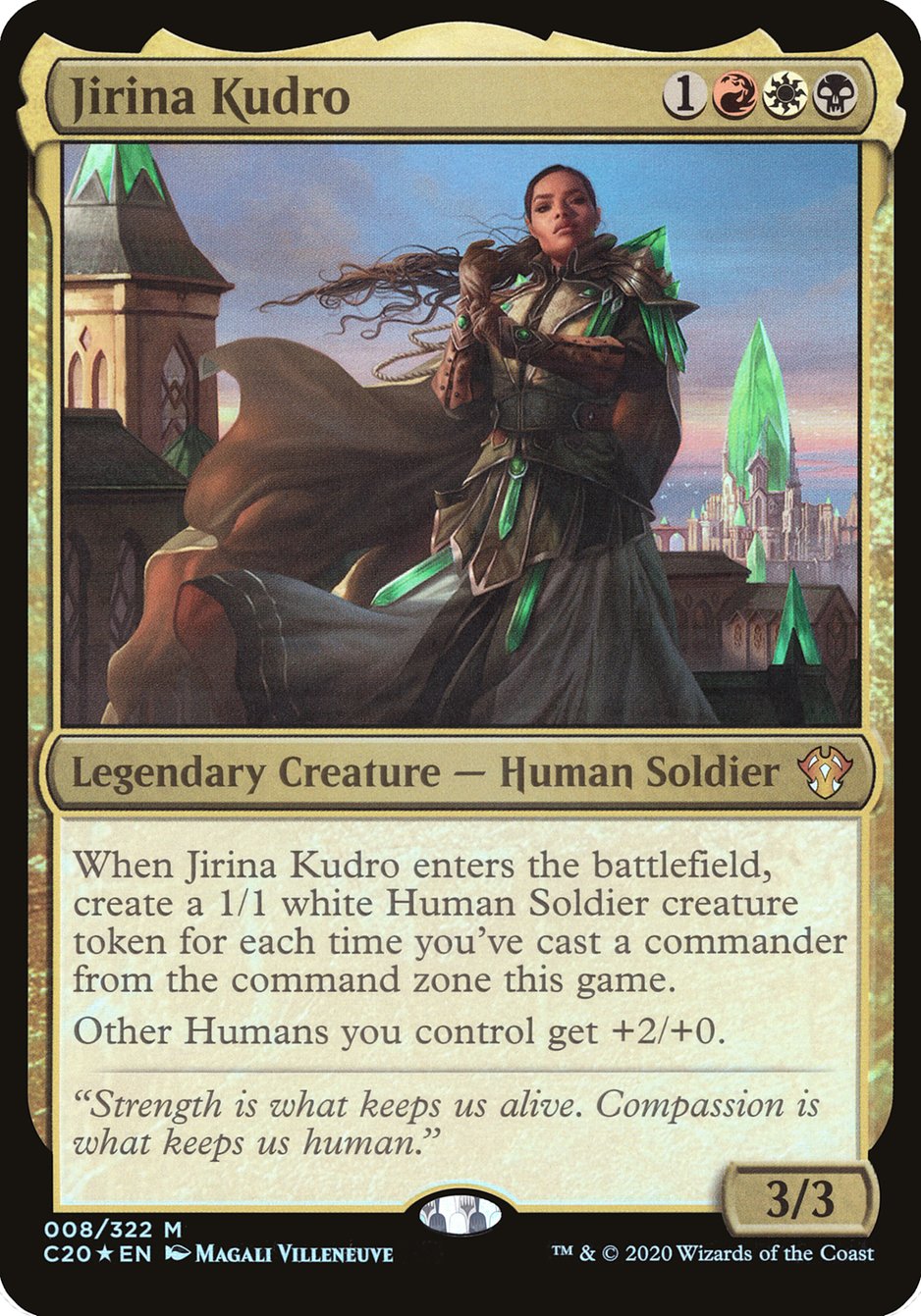 Jirina Kudro (Oversized) [Commander 2020 Oversized] | Pegasus Games WI