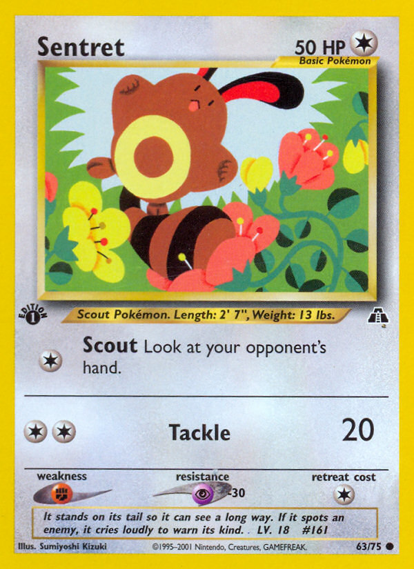 Sentret (63/75) [Neo Discovery 1st Edition] | Pegasus Games WI