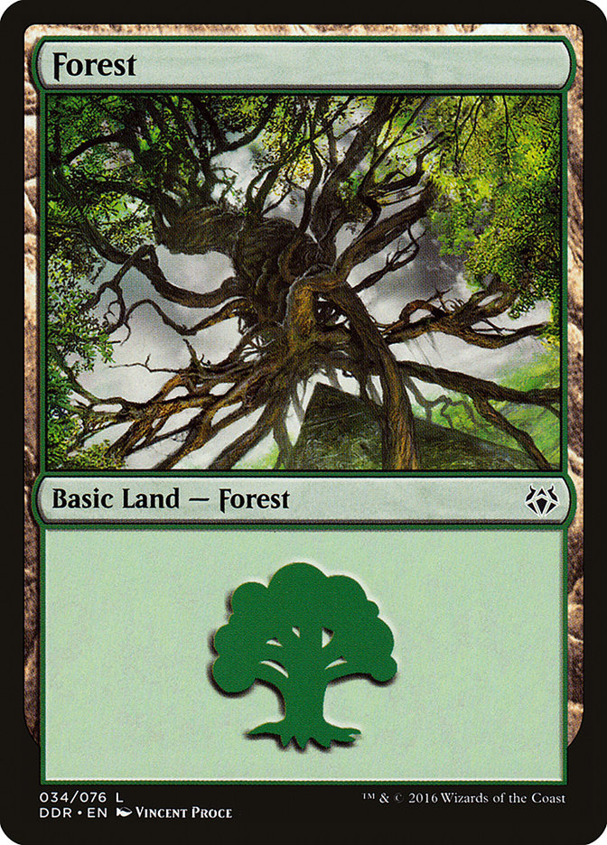 Forest (34) [Duel Decks: Nissa vs. Ob Nixilis] | Pegasus Games WI