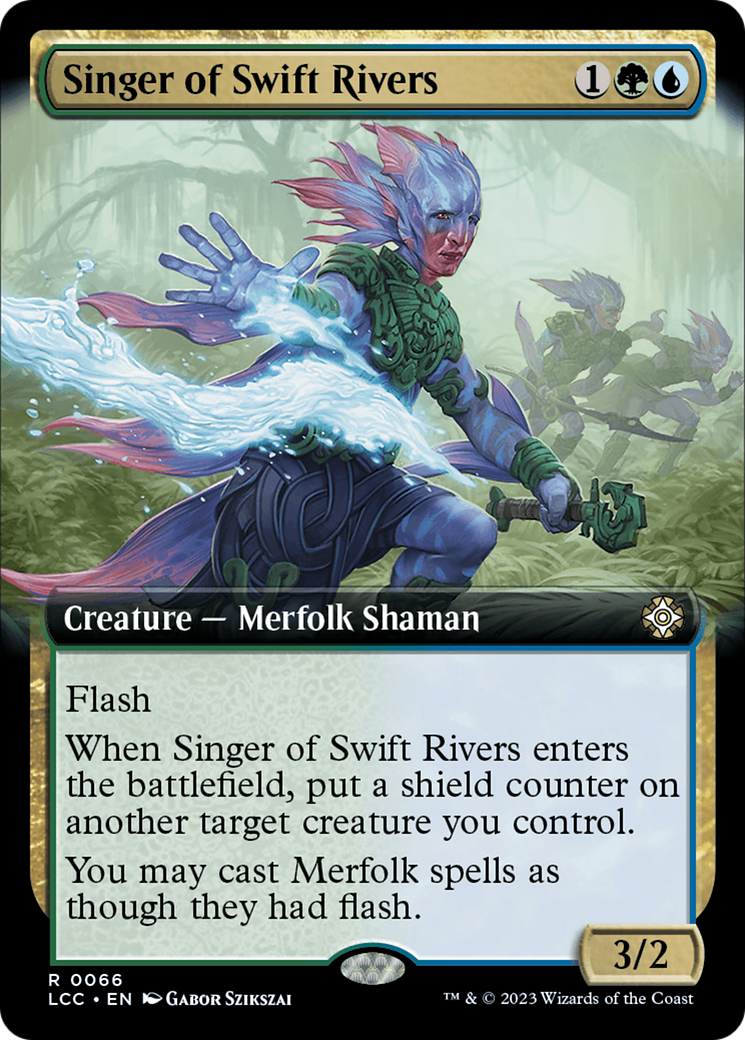 Singer of Swift Rivers (Extended Art) [The Lost Caverns of Ixalan Commander] | Pegasus Games WI