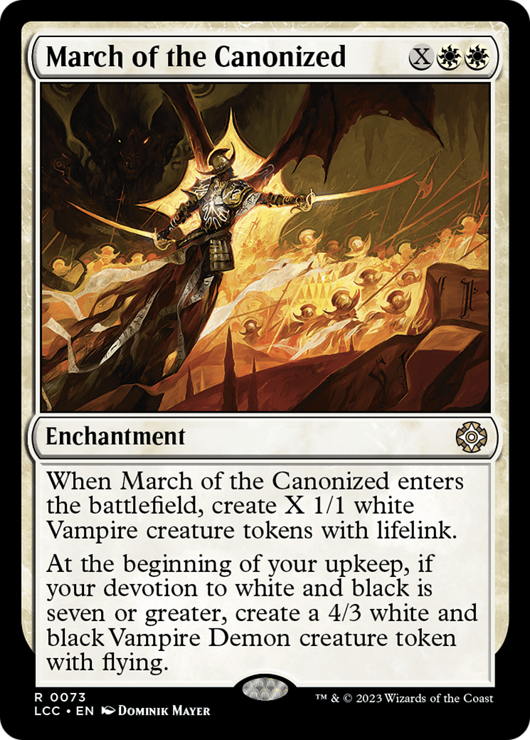March of the Canonized [The Lost Caverns of Ixalan Commander] | Pegasus Games WI