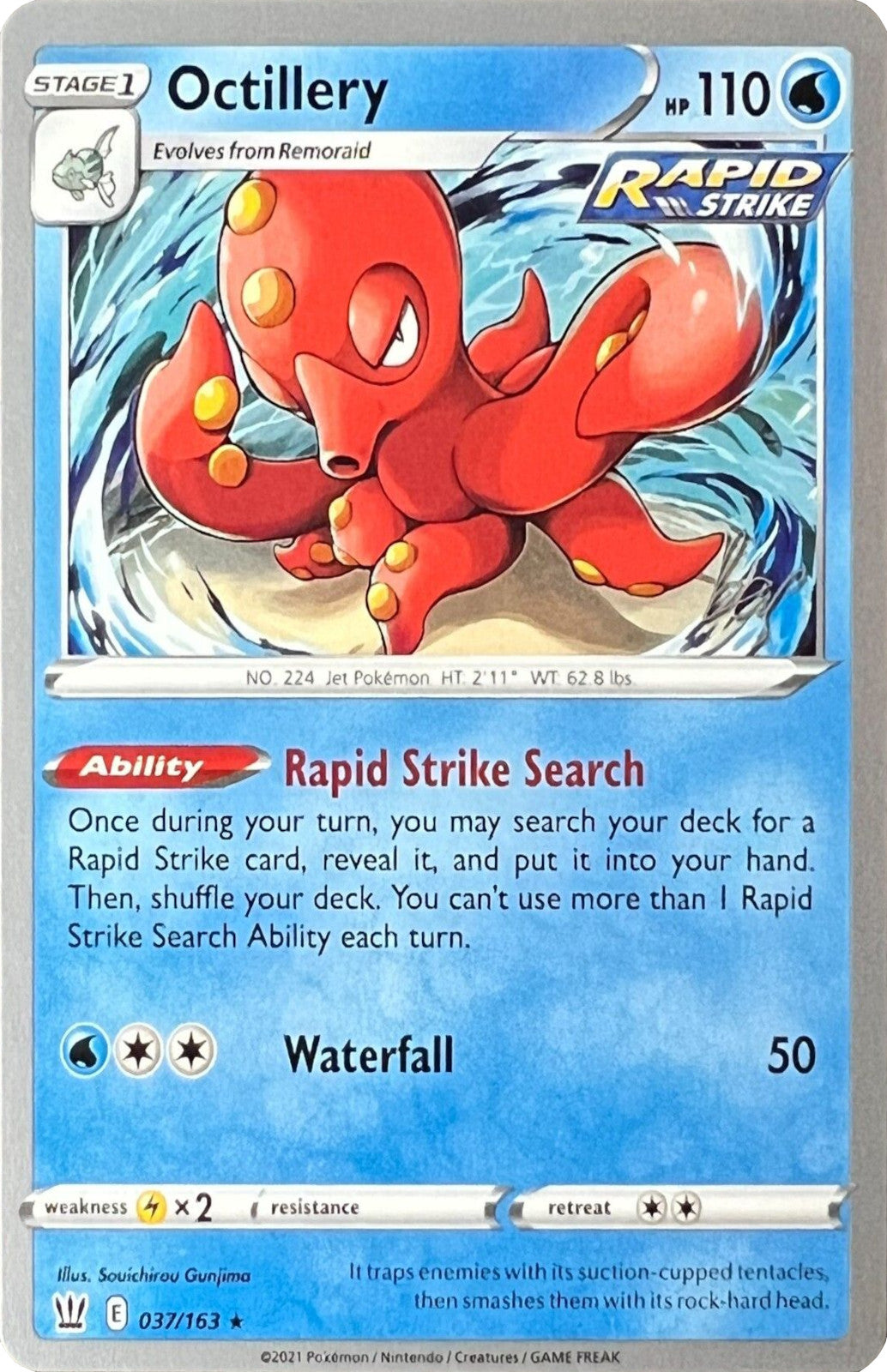 Octillery (037/163) (Cheryl Again - Sebastian Lashmet) [World Championships 2022] | Pegasus Games WI