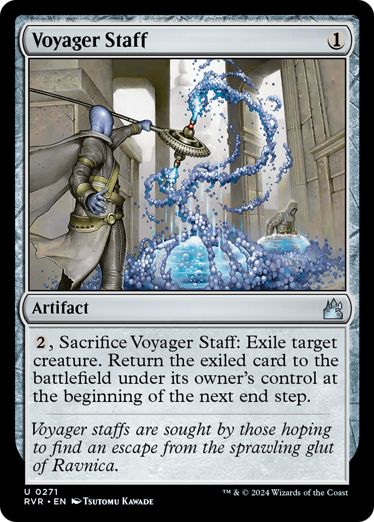 Voyager Staff [Ravnica Remastered] | Pegasus Games WI