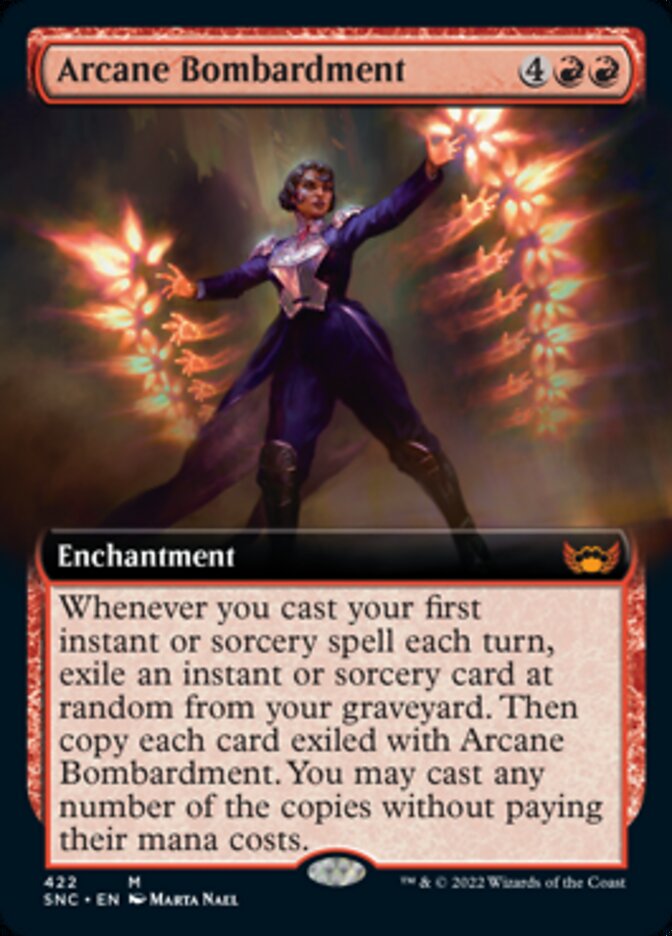 Arcane Bombardment (Extended Art) [Streets of New Capenna] | Pegasus Games WI