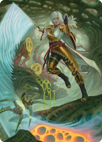 The Eternal Wanderer Art Card [Phyrexia: All Will Be One Art Series] | Pegasus Games WI