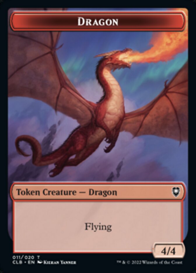 Dragon Token [Commander Legends: Battle for Baldur's Gate Tokens] | Pegasus Games WI