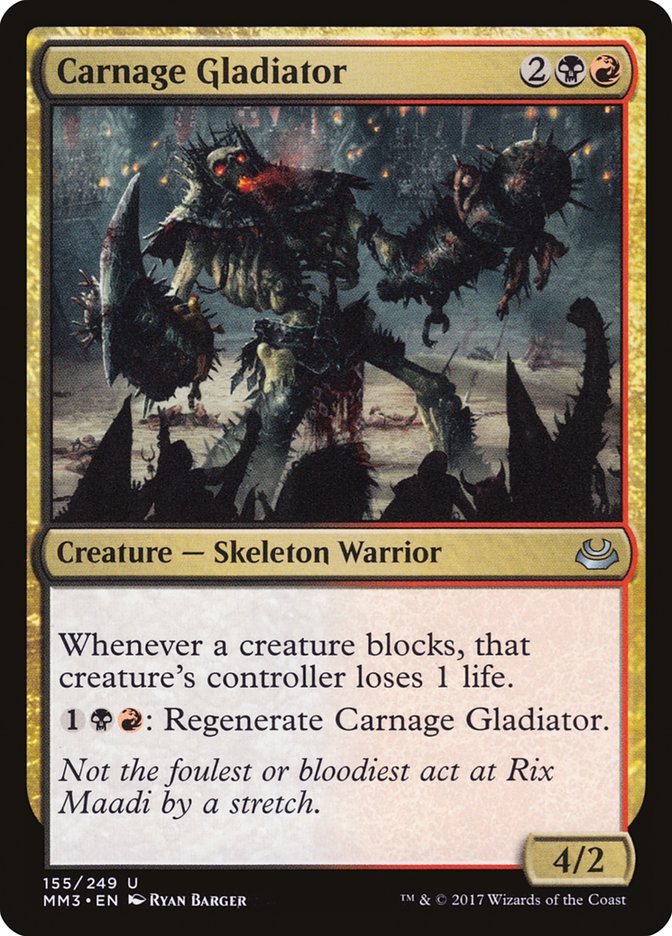 Carnage Gladiator [Modern Masters 2017] | Pegasus Games WI