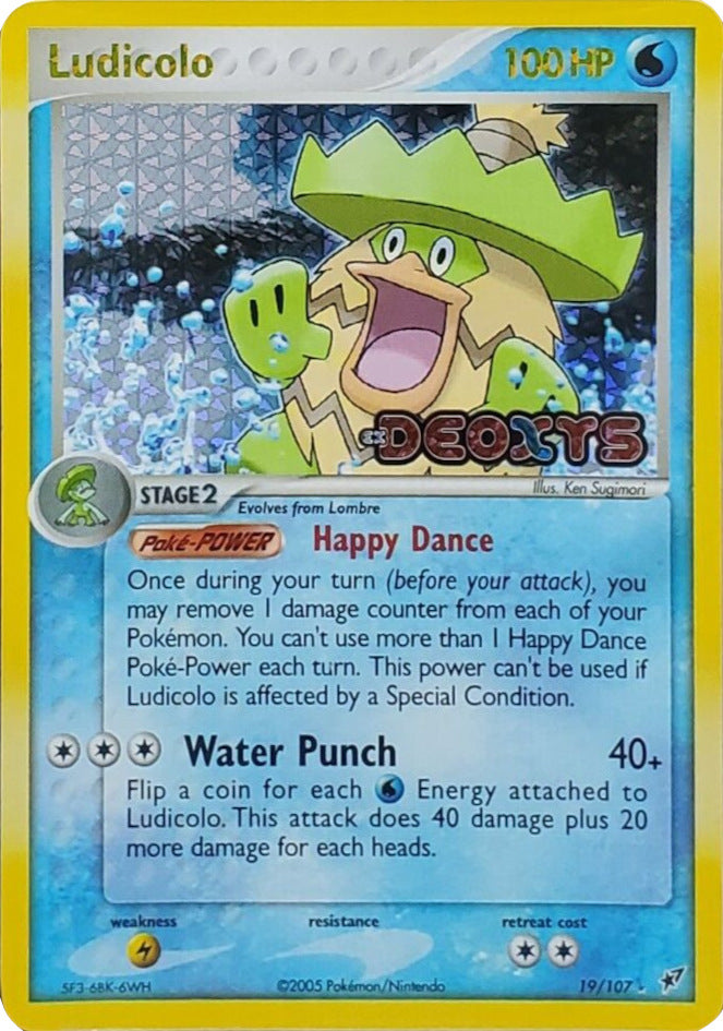 Ludicolo (19/107) (Stamped) [EX: Deoxys] | Pegasus Games WI