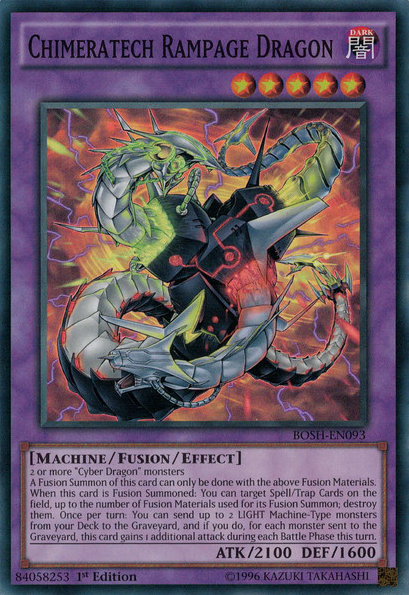 Chimeratech Rampage Dragon [BOSH-EN093] Super Rare | Pegasus Games WI