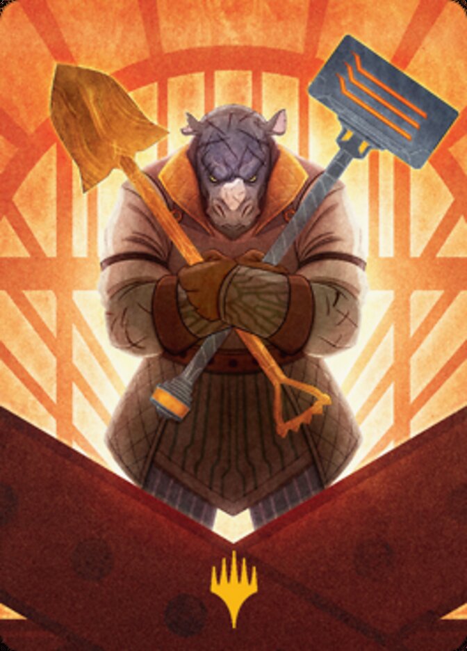 Mr. Orfeo, the Boulder Art Card (Gold-Stamped Signature) [Streets of New Capenna Art Series] | Pegasus Games WI